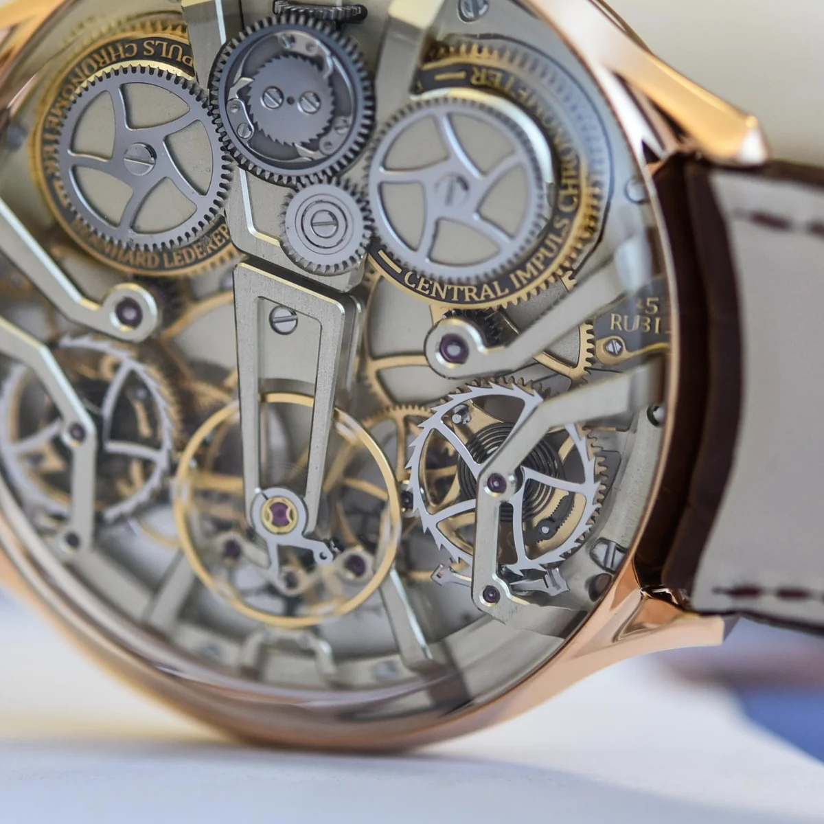 Bernhard Lederer Central Impulse Chronometer detail 8