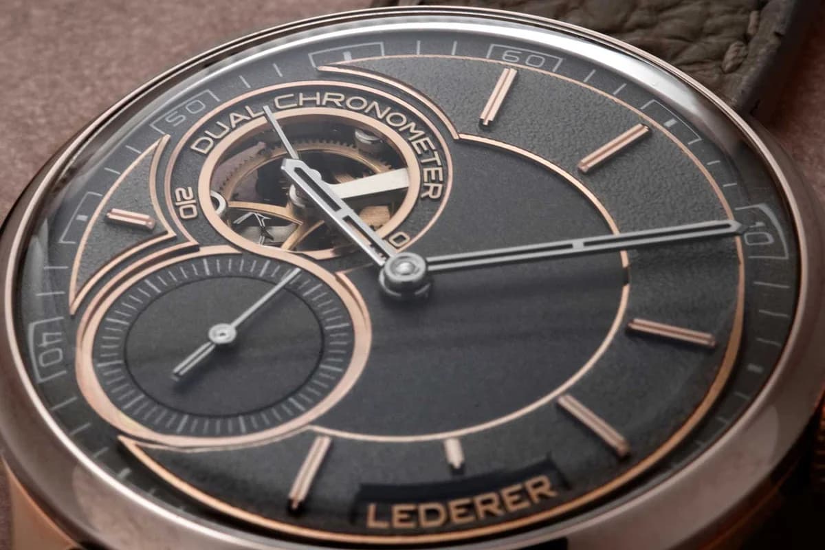 Bernhard Lederer Central Impulse Chronometer detail 6