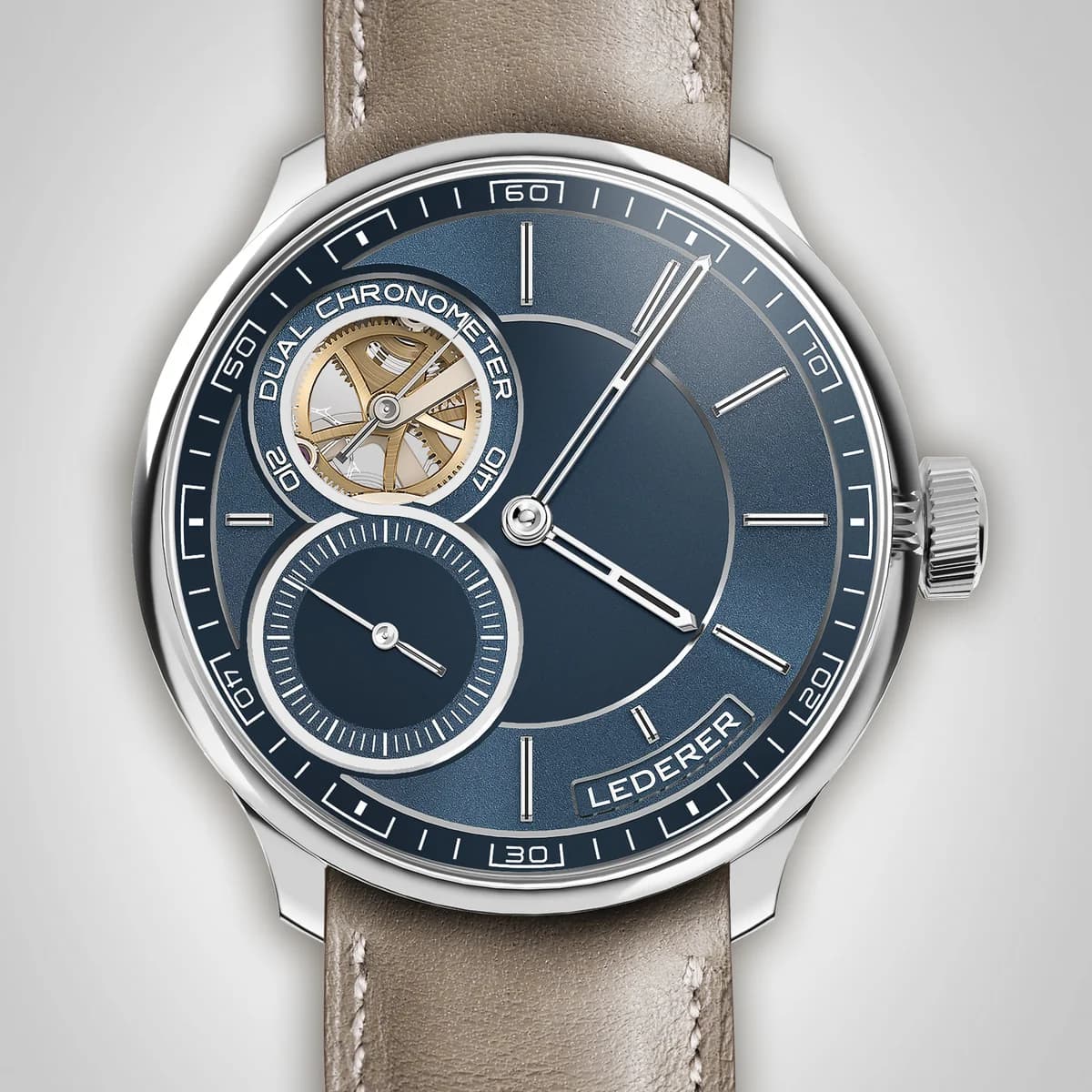 Bernhard Lederer Central Impulse Chronometer detail 11