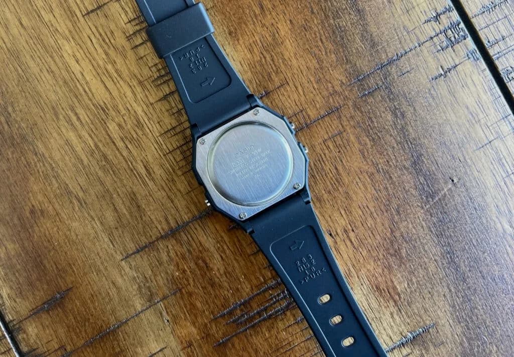 Casio F-87W & F-91W detail 14