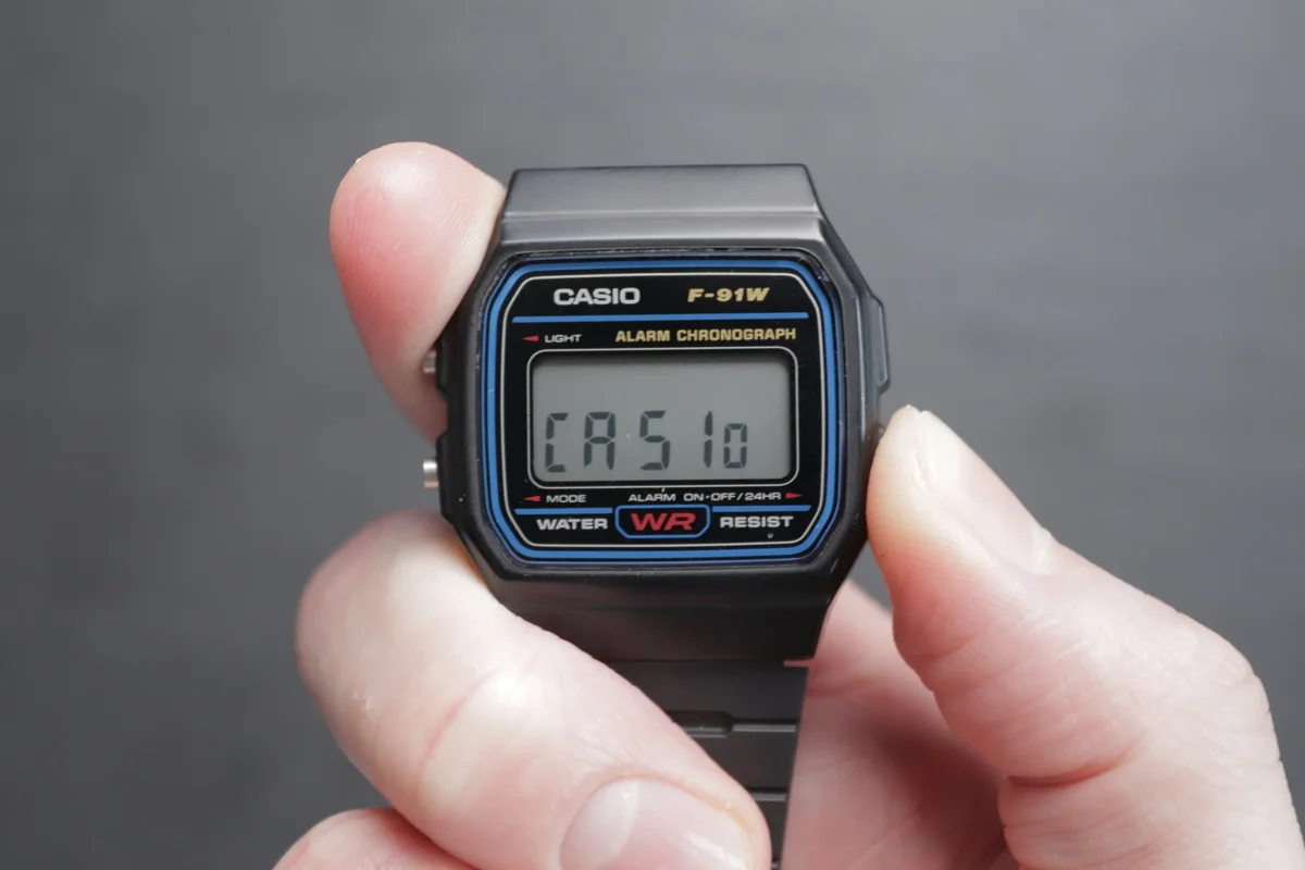 Casio F-87W & F-91W detail 13