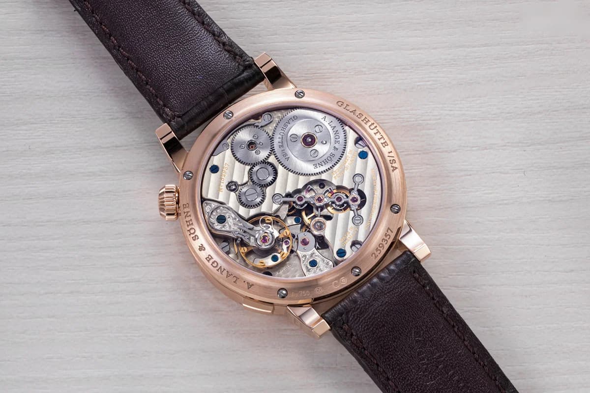 A. Lange & Sohne Zeitwerk detail 8