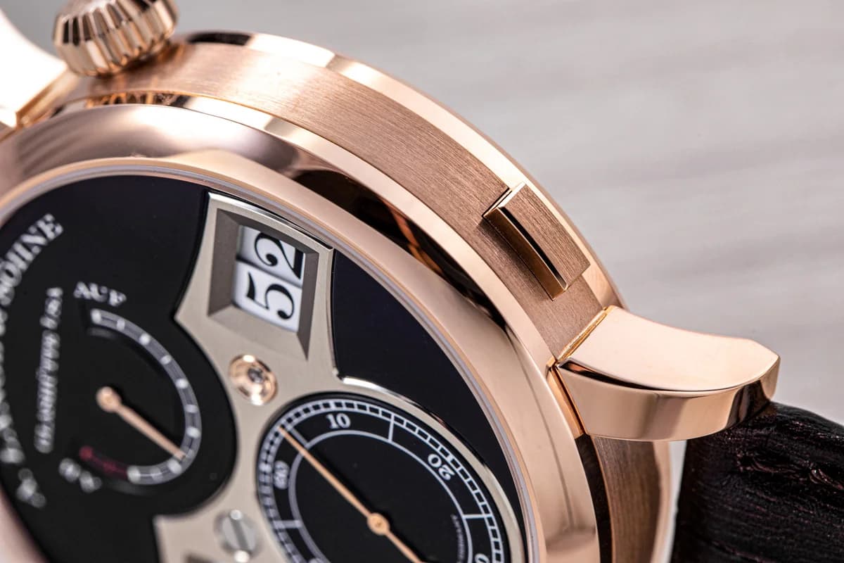 A. Lange & Sohne Zeitwerk detail 12