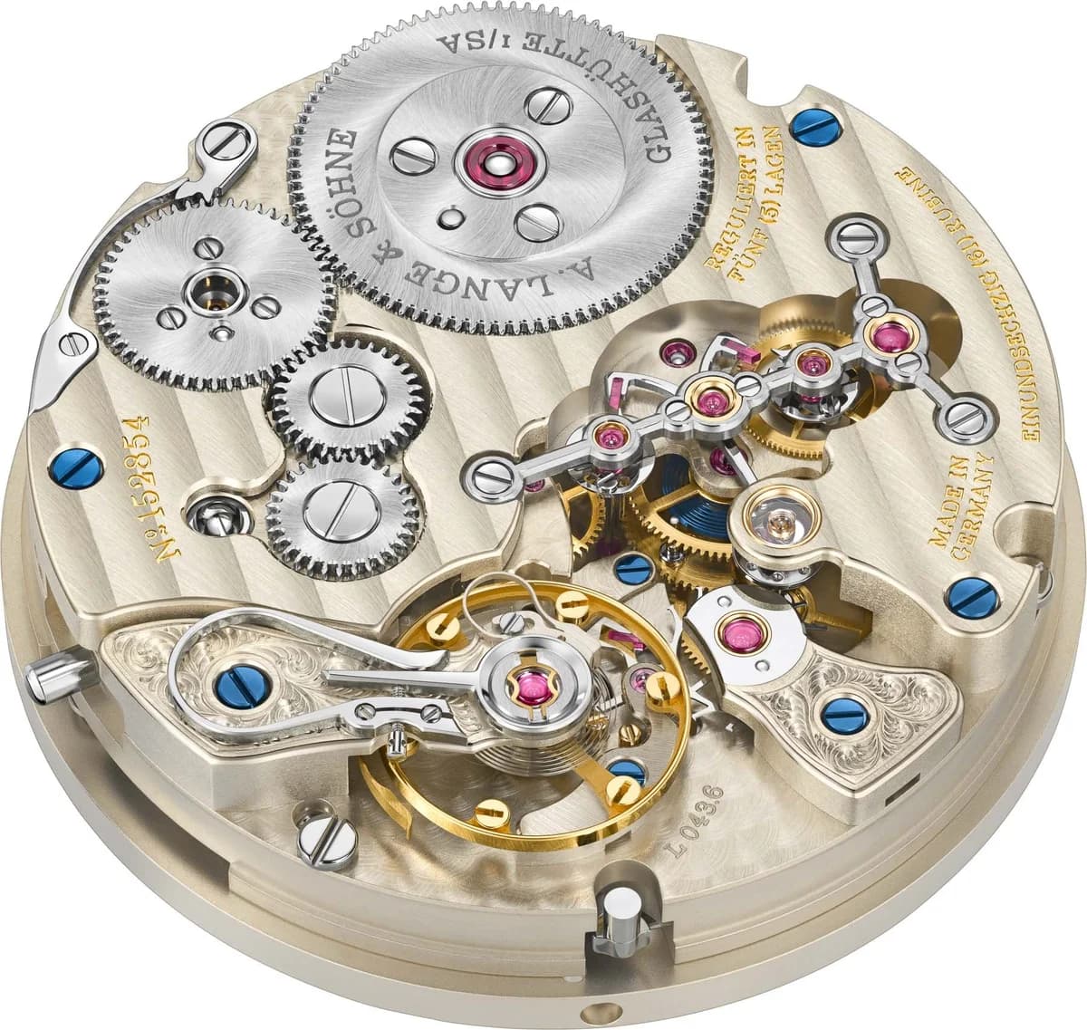 A. Lange & Sohne Zeitwerk detail 10