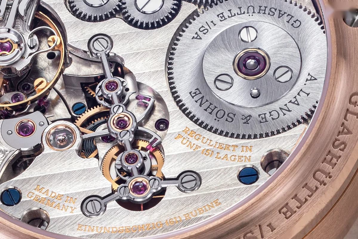 A. Lange & Sohne Zeitwerk detail 11