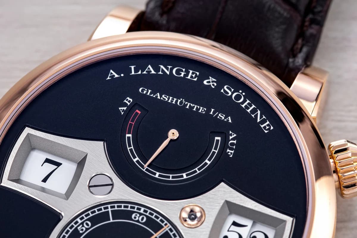 A. Lange & Sohne Zeitwerk detail 7
