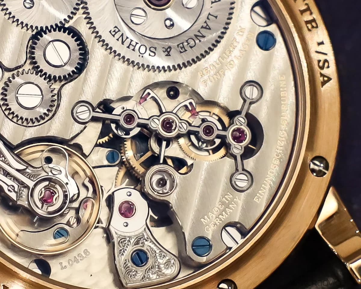 A. Lange & Sohne Zeitwerk detail 18