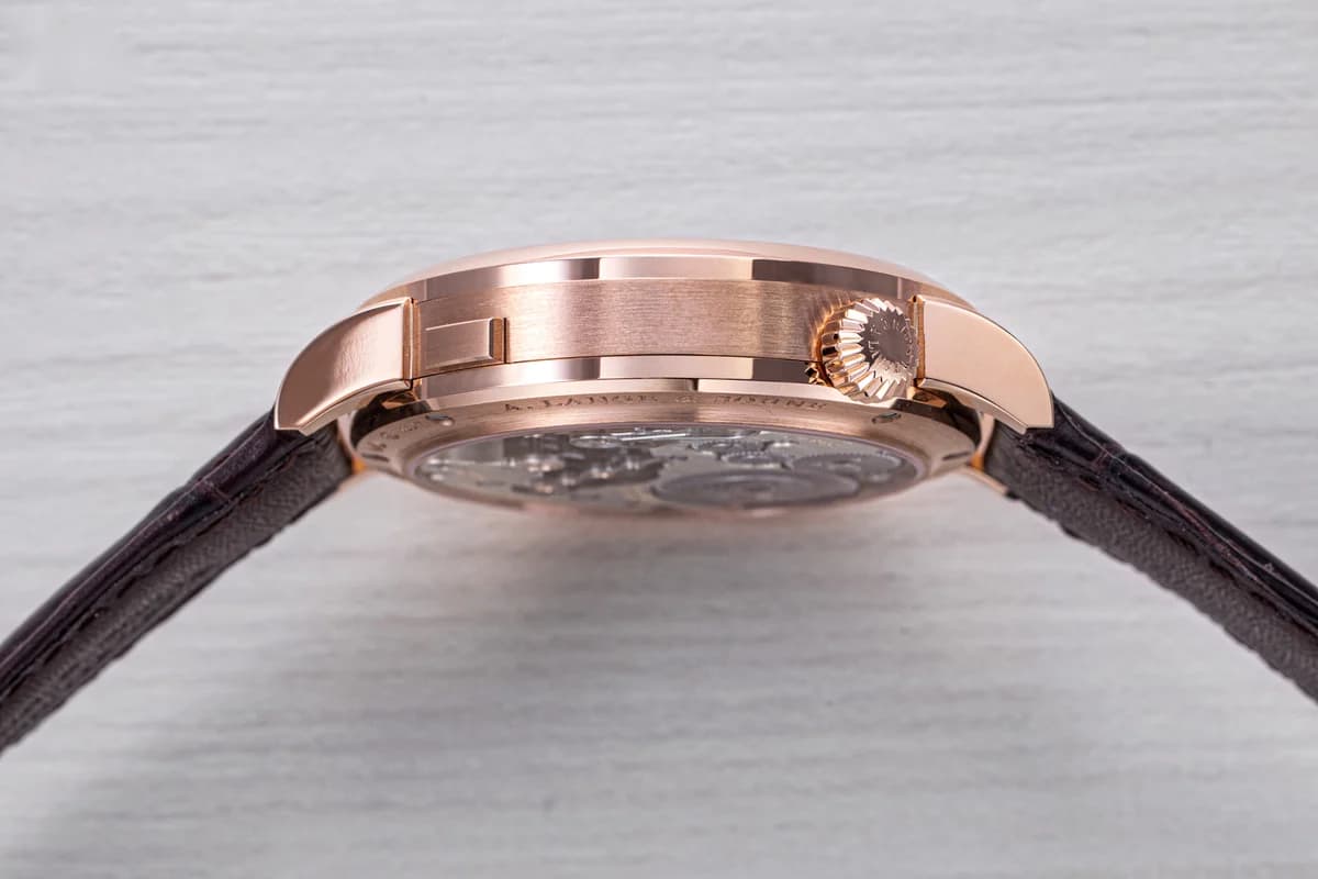 A. Lange & Sohne Zeitwerk detail 6