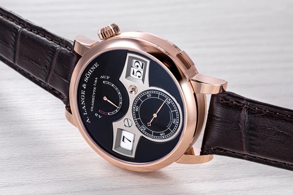 A. Lange & Sohne Zeitwerk detail 2