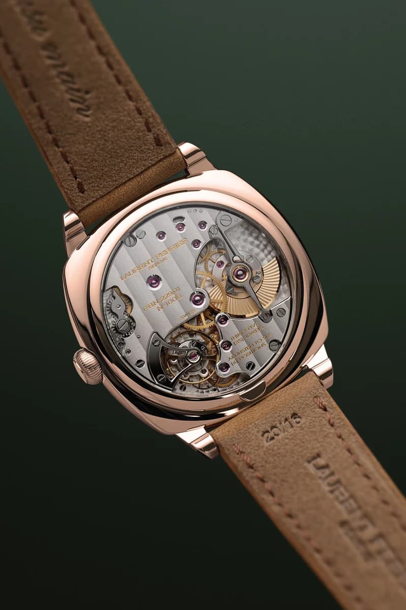 Laurent Ferrier Square Micro-Rotor Evergreen detail 2