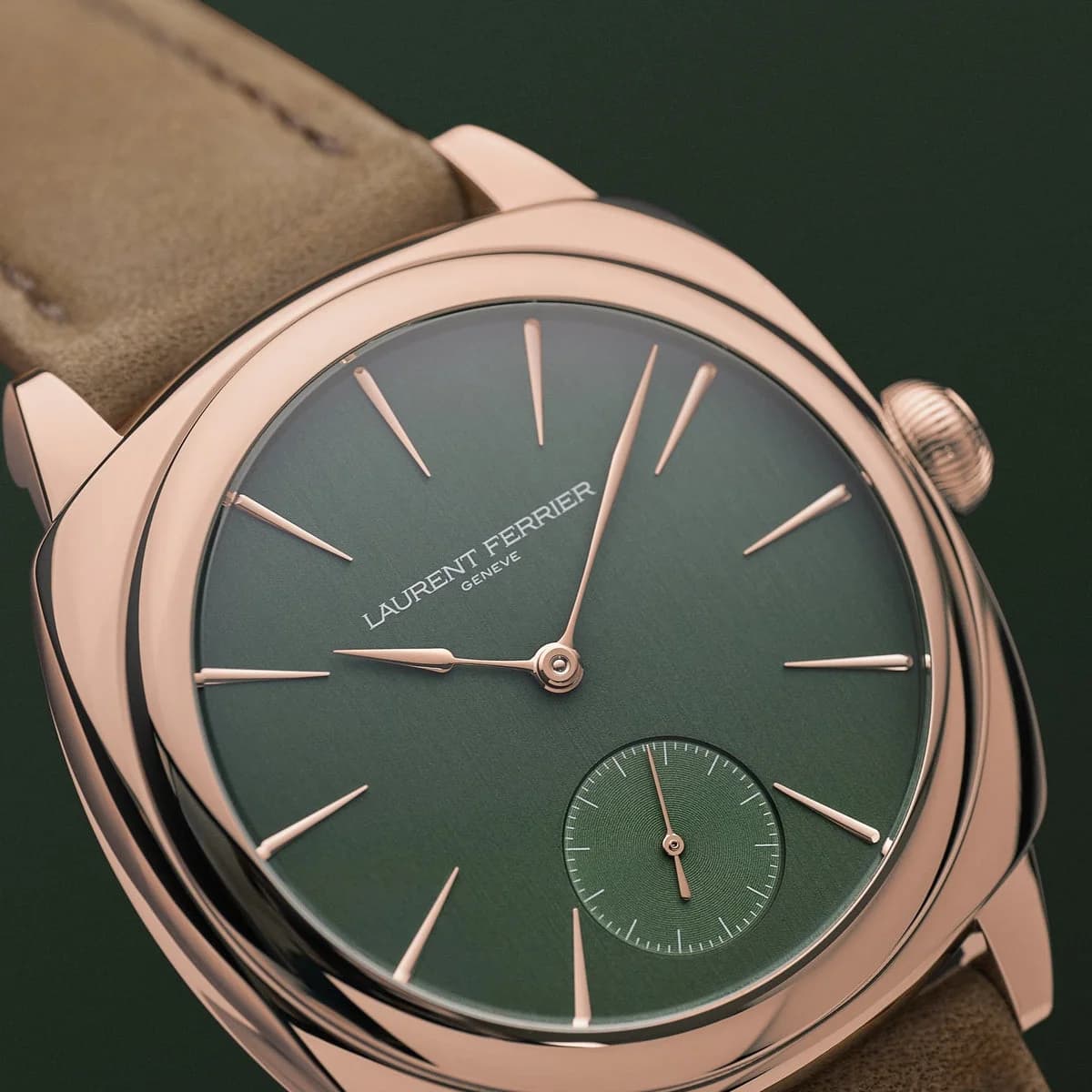 Laurent Ferrier Square Micro-Rotor Evergreen