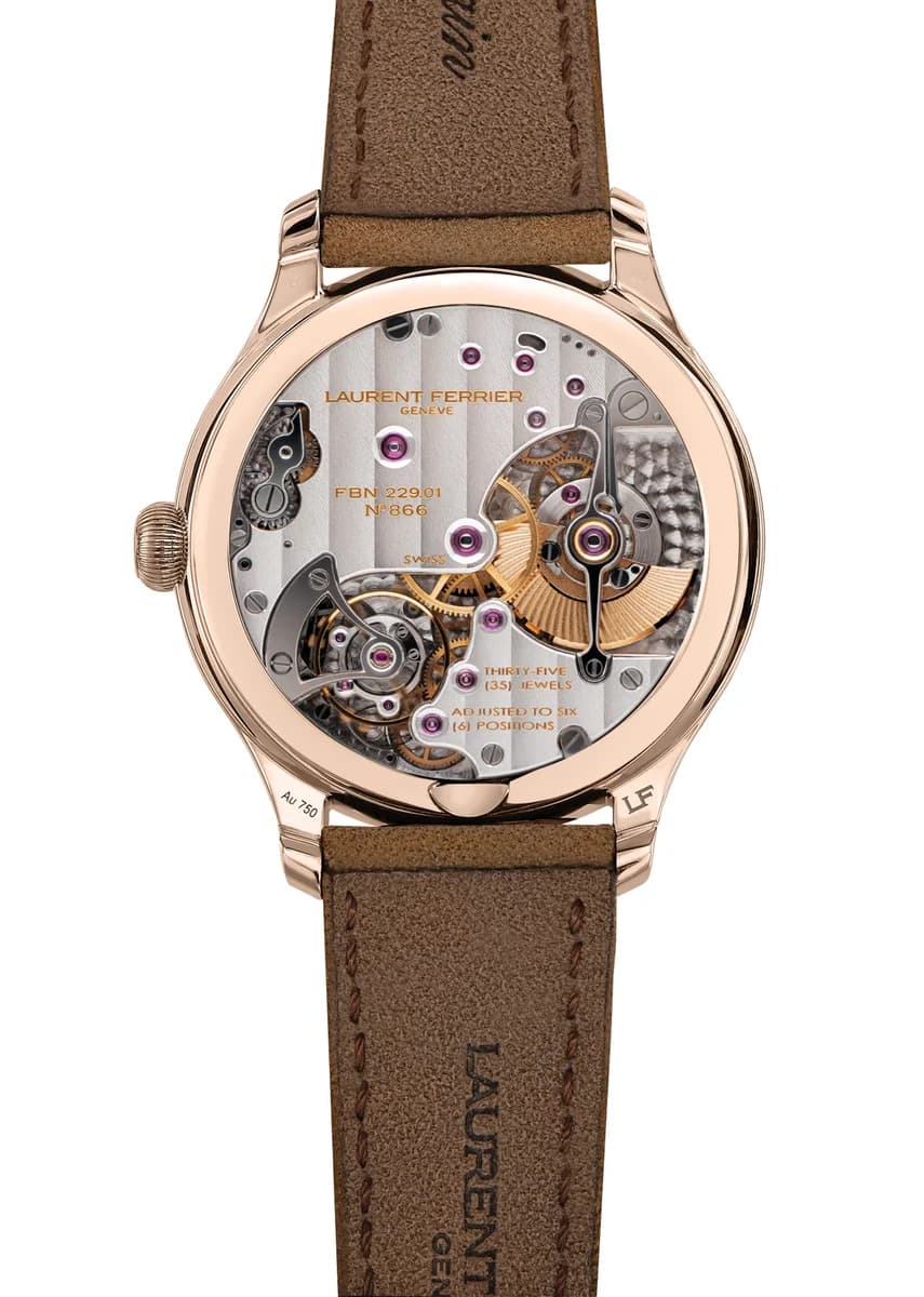 Laurent Ferrier Square Micro-Rotor Evergreen detail 9