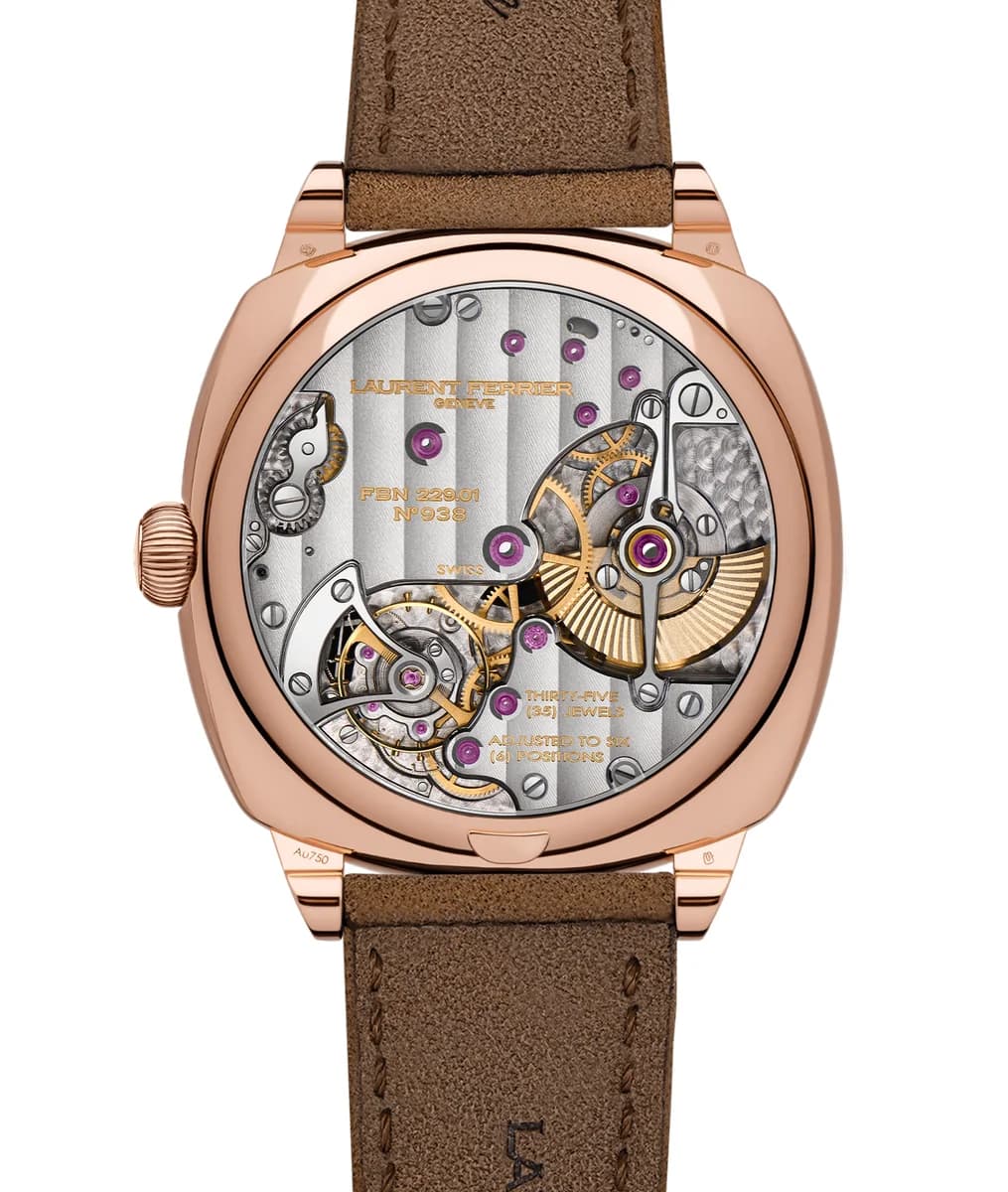 Laurent Ferrier Square Micro-Rotor Evergreen detail 10