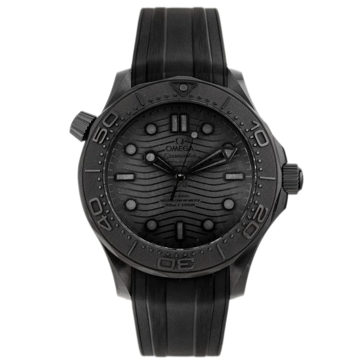 All-black ceramic 300M: zirconium oxide case, 1200 Vickers hardness