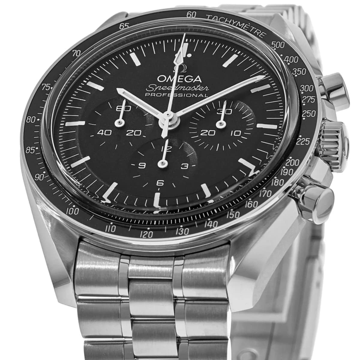 Speedmaster Moonwatch Professional 310.30.42.50.01.001 on steel bracelet