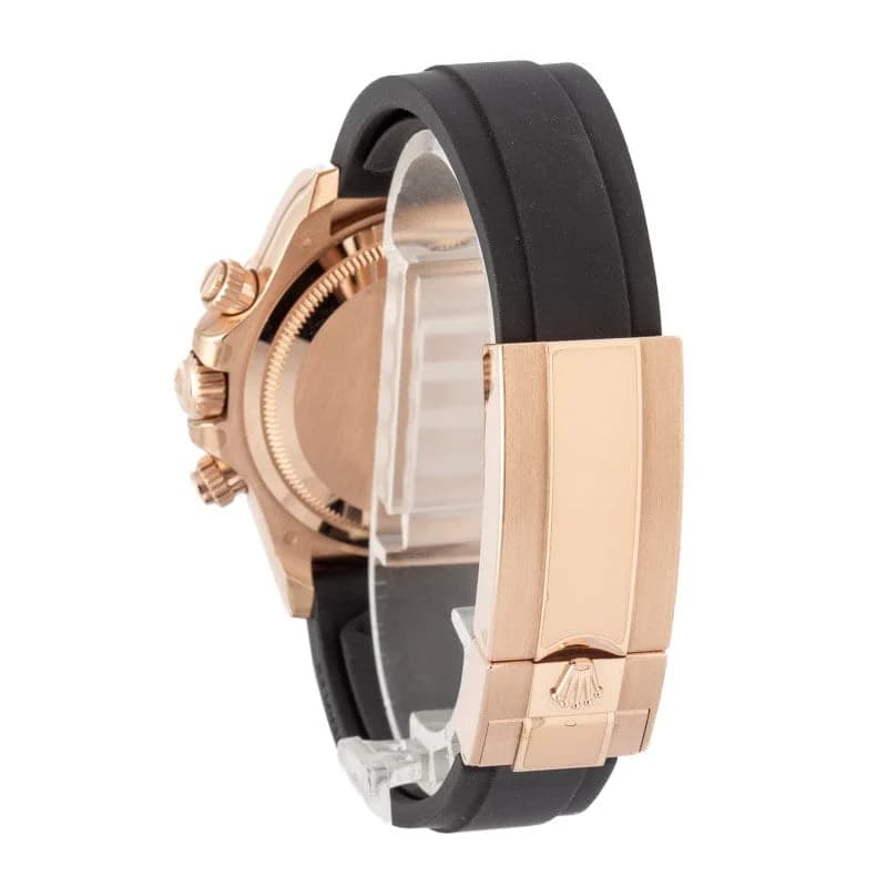 Side profile showing the 11.90mm case thickness with screw-down chronograph pushers and Triplock crown