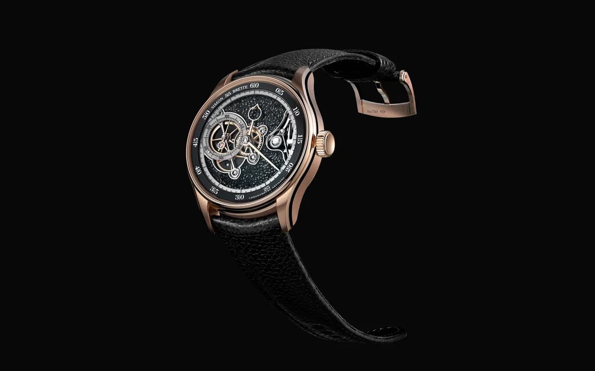 Simon Brette Chronometre Artisans Rose Gold detail 2