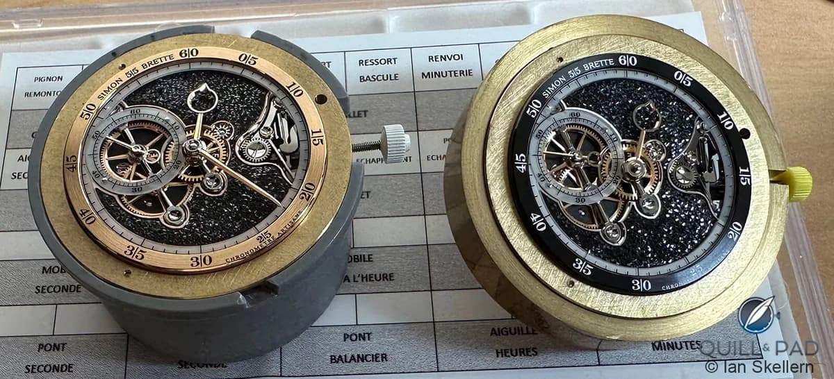 Simon Brette Chronometre Artisans Rose Gold detail 2