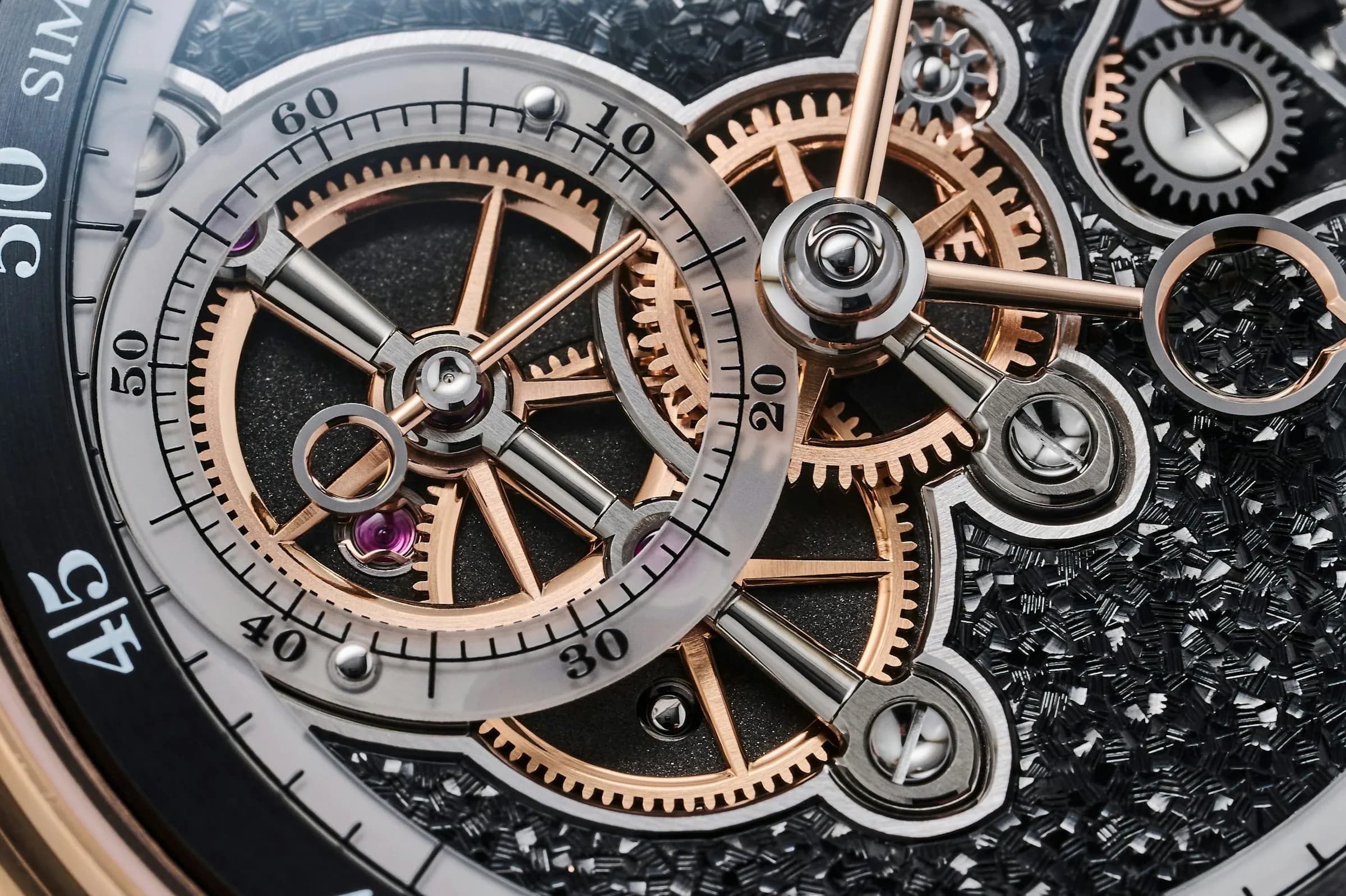 Simon Brette Chronometre Artisans Rose Gold detail 9