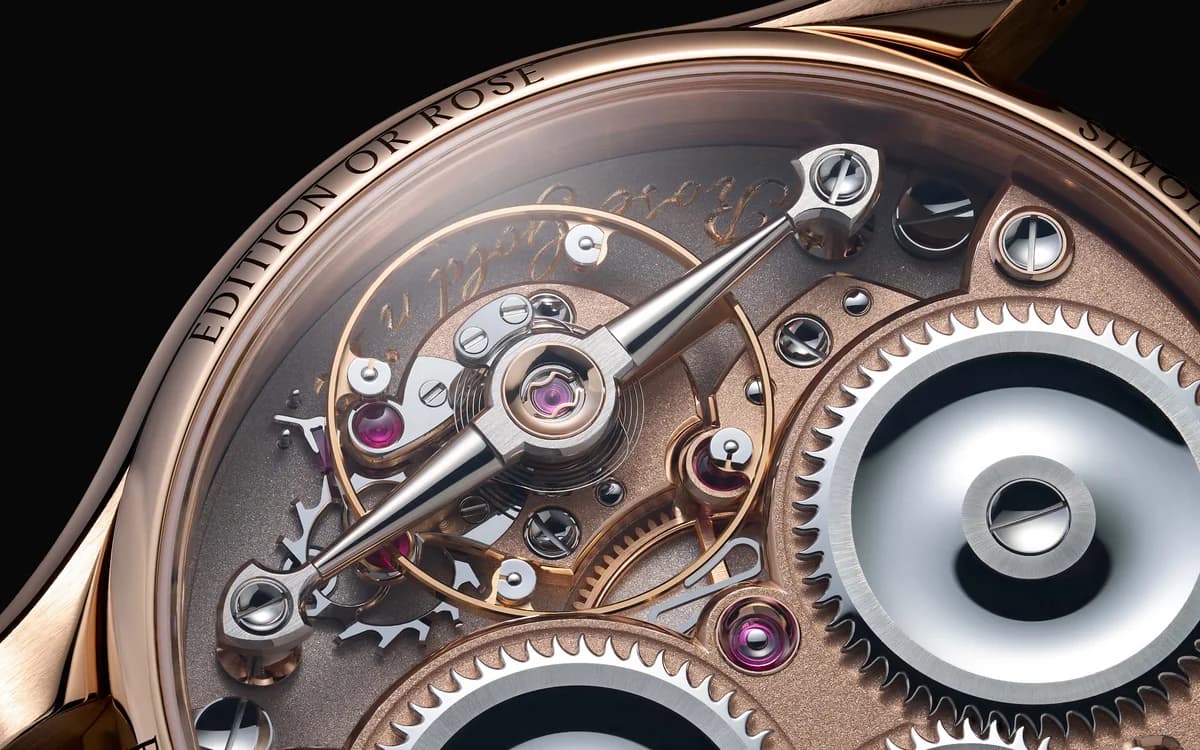 Simon Brette Chronometre Artisans Rose Gold detail 11
