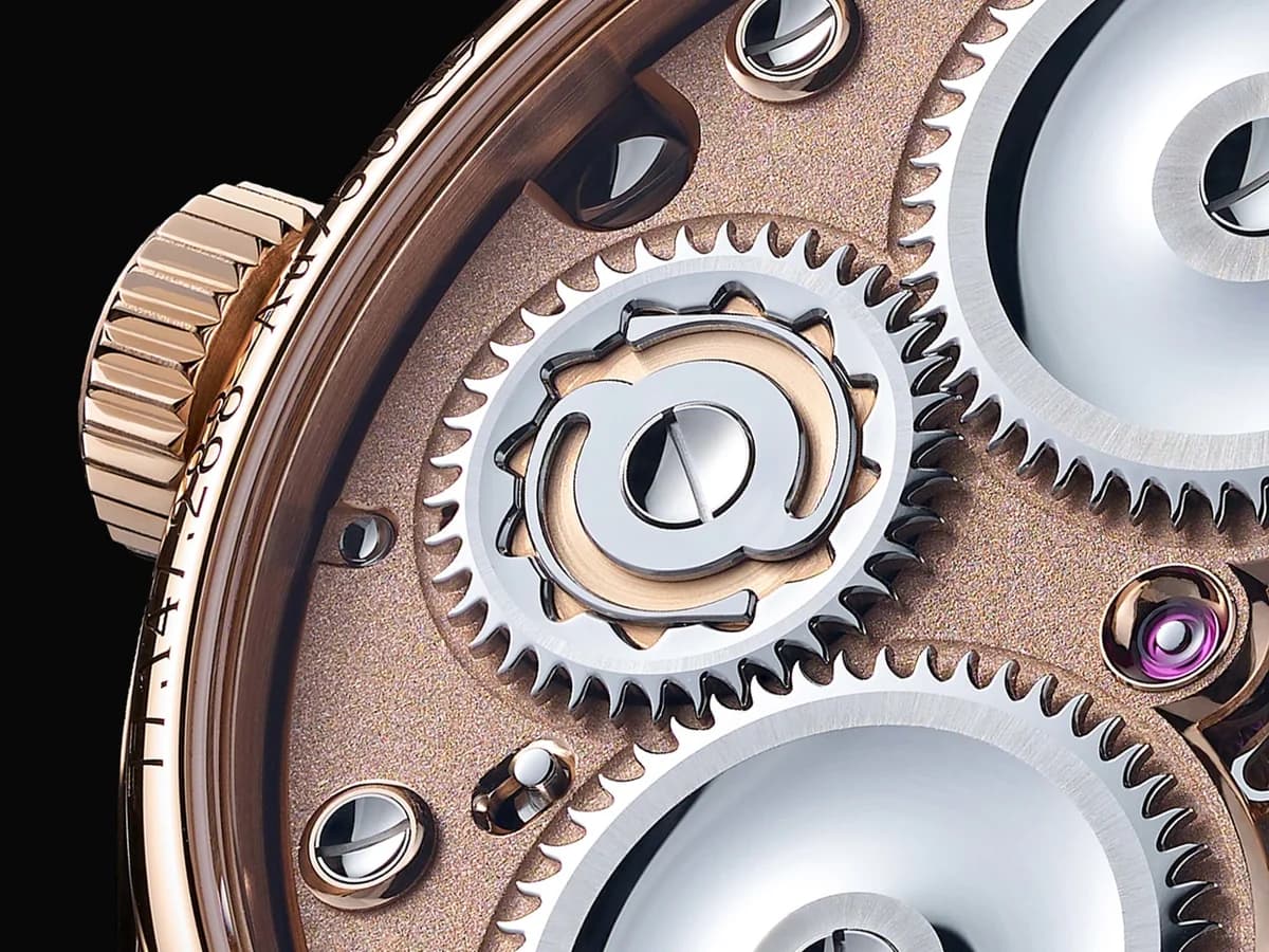 Simon Brette Chronometre Artisans Rose Gold detail 3