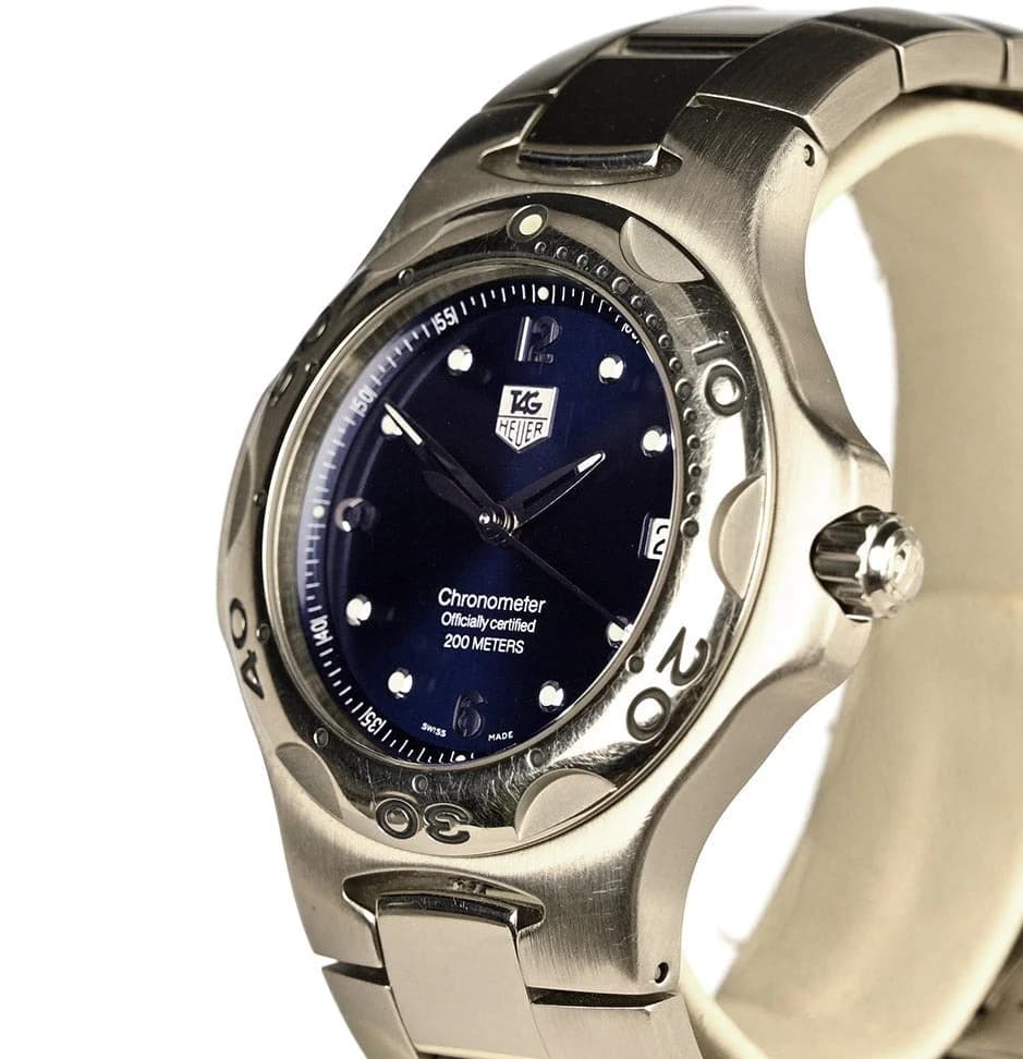 TAG Heuer Kirium WL5113 blue dial with applied indices and Chronometer certification text