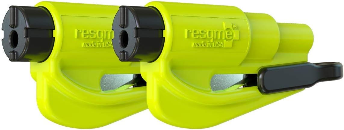 resqme Emergency Window Breaker / Seatbelt Cutter Car Escape Tool