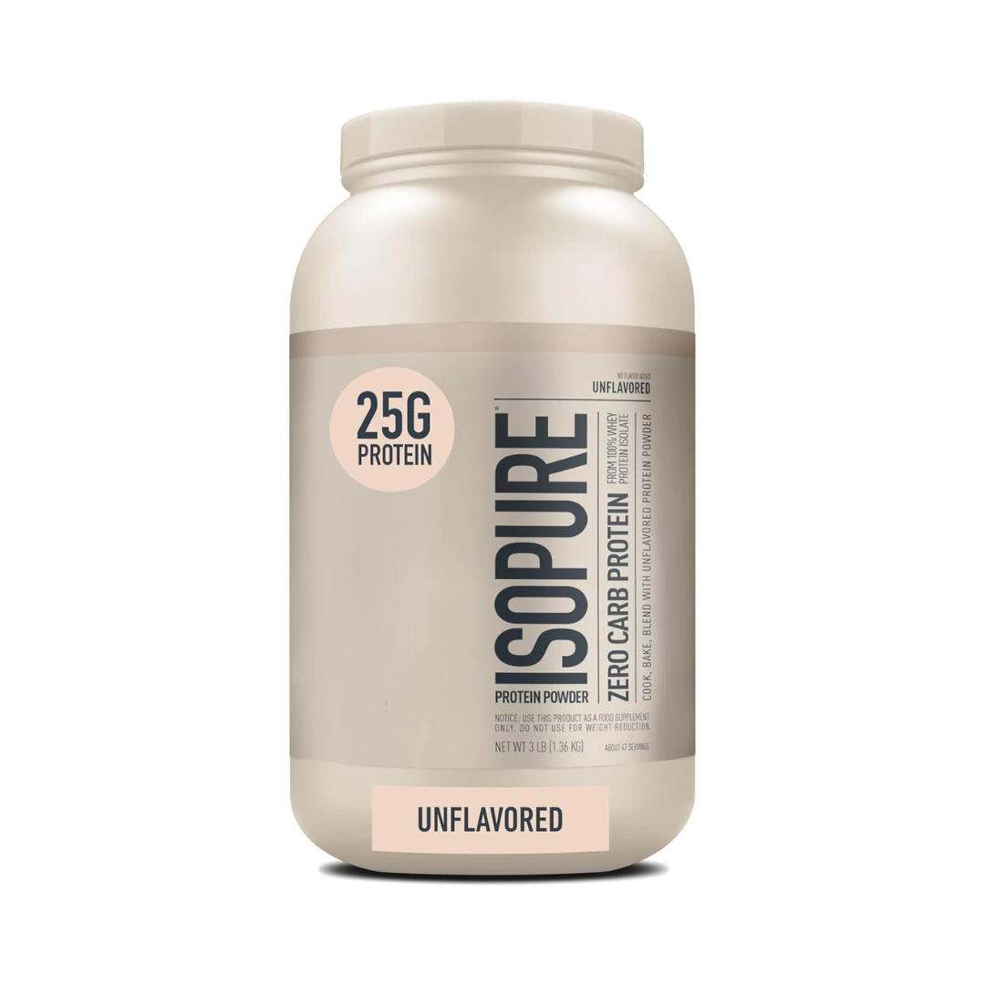 Unflavored Whey Protein Isolate to add to food or smoothies